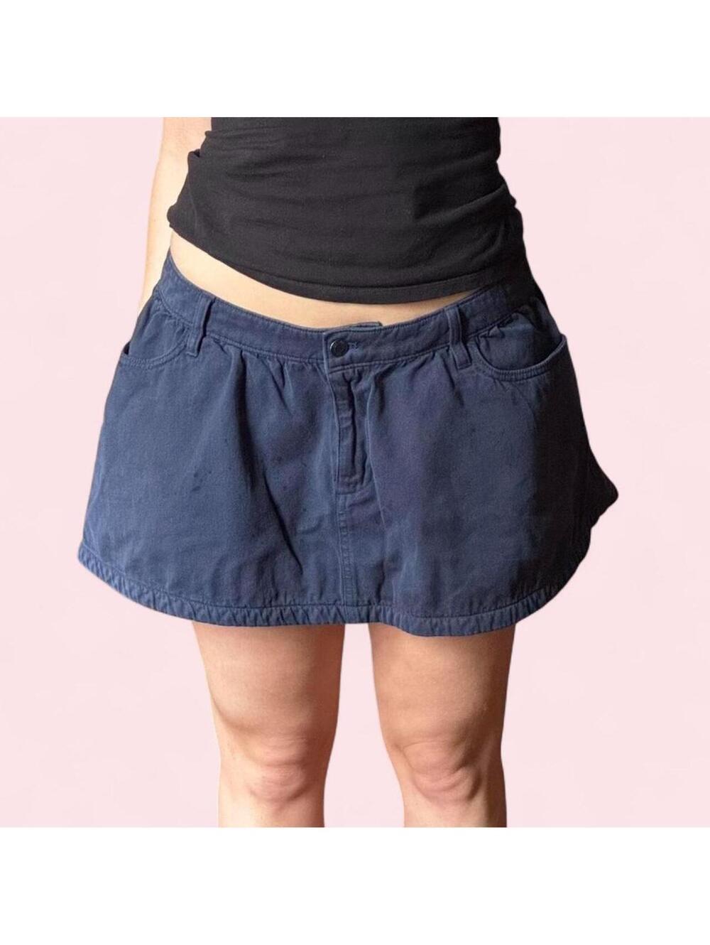 Sunday Best low rise denim mini skirt
